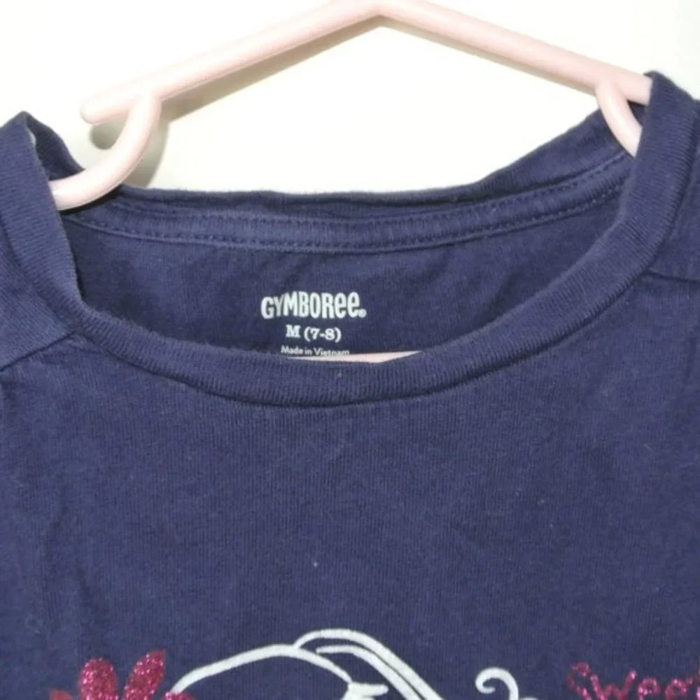 Gymboree Glitter Dog Tee Navy‎ Sweet Summer Treat 7